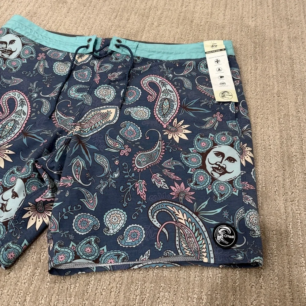 O'Neill OG CRUZER 18'' Blue Indigo Paisley Board Shorts